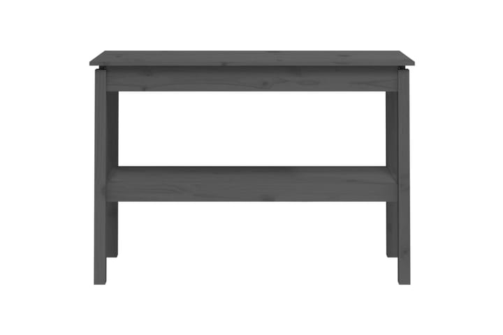 beBasic Konsolipöytä harmaa 110x40x75 cm täysi mänty - Harmaa - Konsolipöytä - Eteispöytä