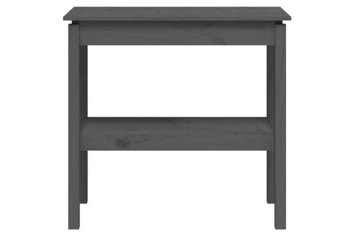 beBasic Konsolipöytä harmaa 80x40x75 cm täysi mänty - Harmaa - Konsolipöytä - Eteispöytä