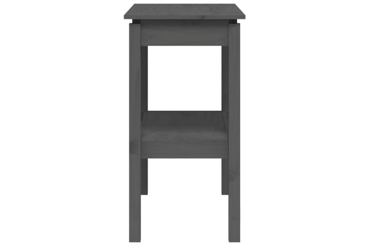 beBasic Konsolipöytä harmaa 80x40x75 cm täysi mänty - Harmaa - Konsolipöytä - Eteispöytä