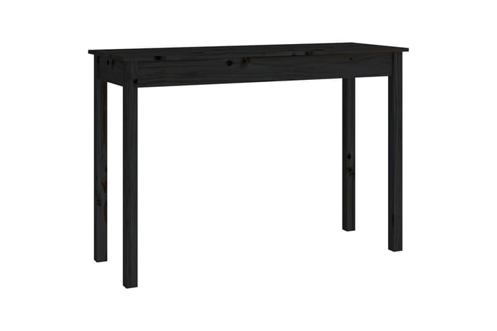 beBasic Konsolip�öytä musta 110x40x75 cm täysi mänty - Musta - Konsolipöytä - Eteispöytä