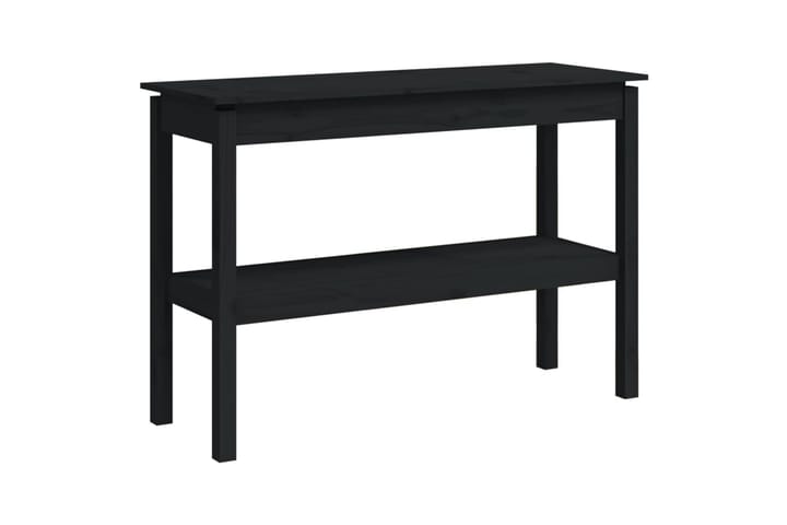 beBasic Konsolipöytä musta 110x40x75 cm täysi mänty - Musta - Konsolipöytä - Eteispöytä