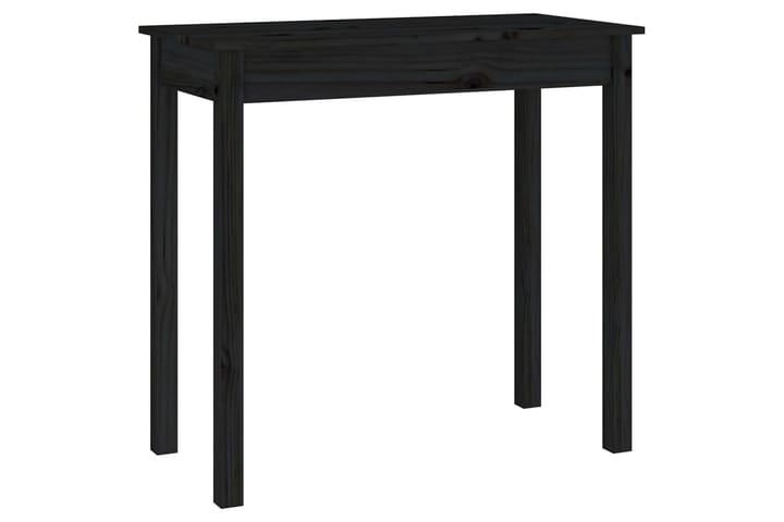 beBasic Konsolipöytä musta 80x40x75 cm täysi mänty - Musta - Konsolipöytä - Eteispöytä