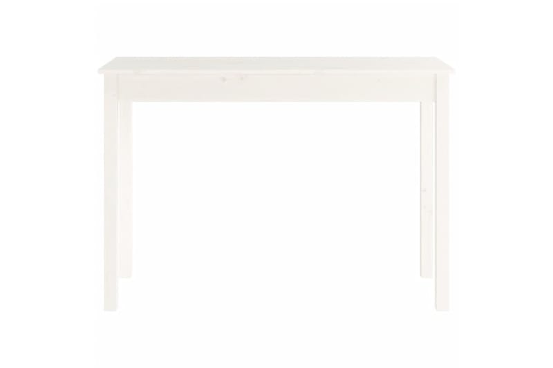 beBasic Konsolipöytä valkoinen 110x40x75 cm täysi mänty - Valkoinen - Huonekalut - Pöytä & ruokailuryhmä - Apupöytä & sivupöytä - Konsolipöytä