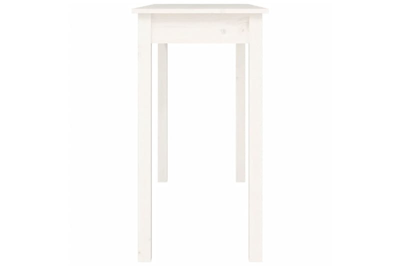 beBasic Konsolipöytä valkoinen 110x40x75 cm täysi mänty - Valkoinen - Huonekalut - Pöytä & ruokailuryhmä - Apupöytä & sivupöytä - Konsolipöytä
