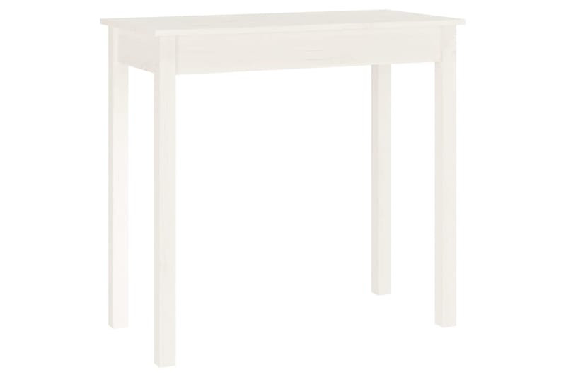 beBasic Konsolipöytä valkoinen 80x40x75 cm täysi mänty - Valkoinen - Huonekalut - Pöytä & ruokailuryhmä - Apupöytä & sivupöytä - Konsolipöytä