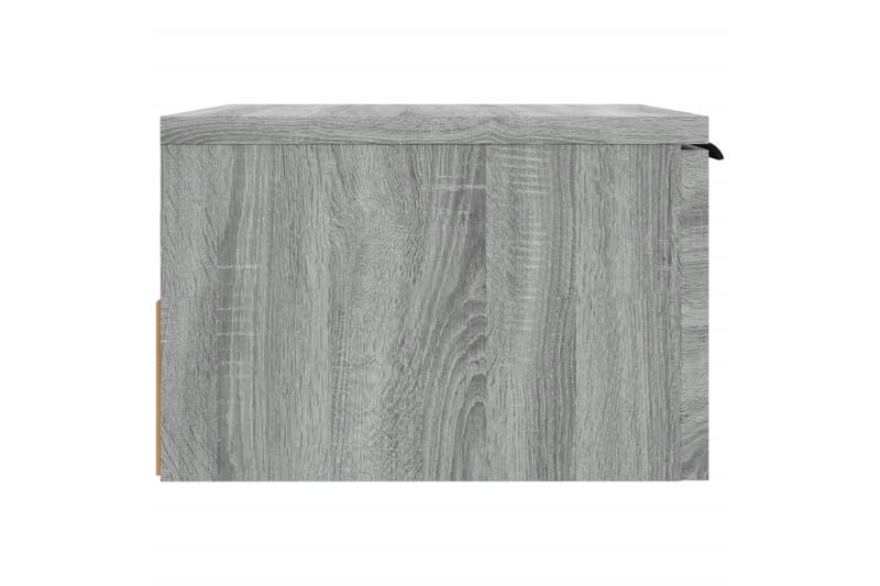 beBasic Seinäkiinnitettävä yöpöytä harmaa Sonoma 34x30x20 cm - Harmaa - Huonekalut - Pöytä & ruokailuryhmä - Apupöytä & sivupöytä - Yöpöytä