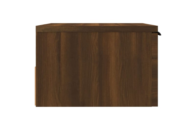 beBasic Seinäkiinnitettävä yöpöytä ruskea tammi 34x30x20 cm - Ruskea - Huonekalut - Pöytä & ruokailuryhmä - Apupöytä & sivupöytä - Yöpöytä