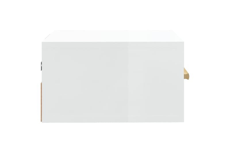 beBasic Seinäkiinnitettävät yöpöydät 2 kpl korkeak. valk. 35x35x20 cm - Valkoinen - Huonekalut - Pöytä & ruokailuryhmä - Apupöytä & sivupöytä - Yöpöytä
