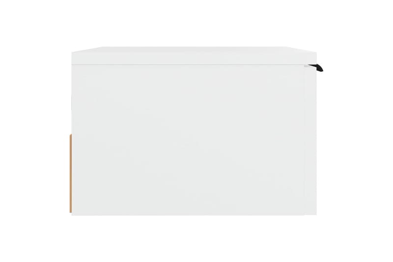 beBasic Seinäkiinnitettävät yöpöydät 2 kpl valkoinen 34x30x20 cm - Valkoinen - Huonekalut - Pöytä & ruokailuryhmä - Apupöytä & sivupöytä - Yöpöytä