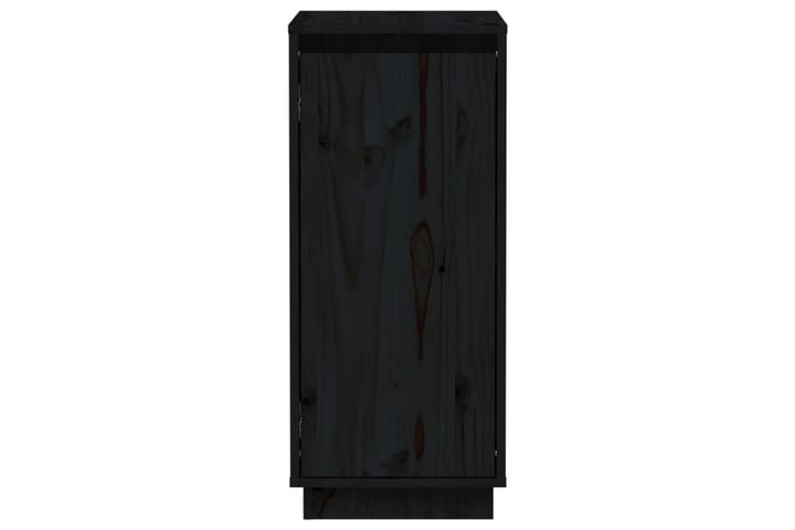 beBasic Senkit 2 kpl musta 31,5x34x75 cm täysi mänty - Musta - Lamppupöytä - Tarjotinpöytä & pikkupöytä