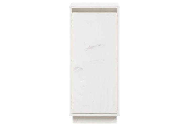 beBasic Senkit 2 kpl valkoinen 31,5x34x75 cm täysi mänty - Valkoinen - Lamppupöytä - Tarjotinpöytä & pikkupöytä