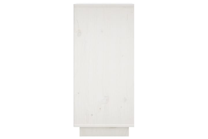 beBasic Senkit 2 kpl valkoinen 31,5x34x75 cm täysi mänty - Valkoinen - Lamppupöytä - Tarjotinpöytä & pikkupöytä