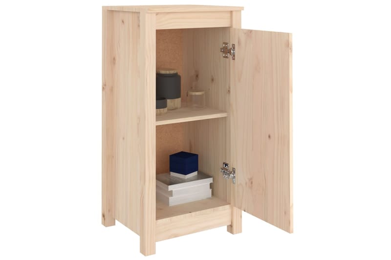 beBasic Senkki 40x35x80 cm täysi mänty - Ruskea - Huonekalut - Pöytä & ruokailuryhmä - Apupöytä & sivupöytä - Lamppupöytä