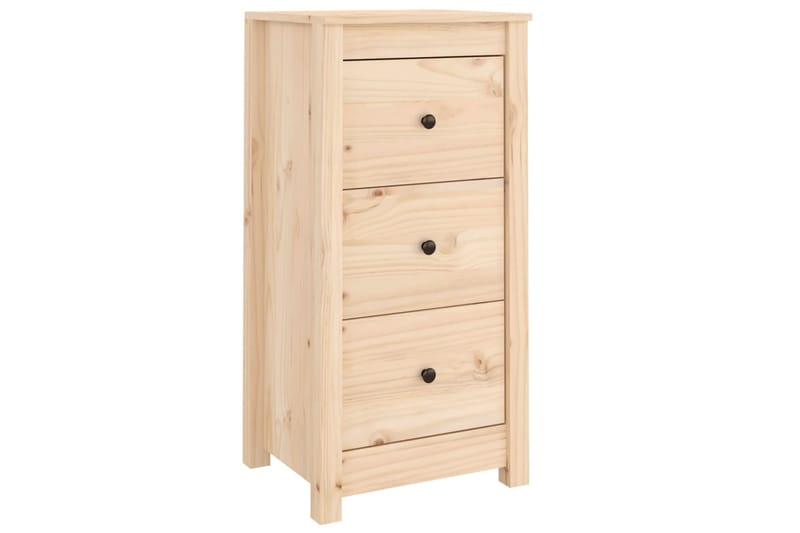 beBasic Senkki 40x35x80 cm täysi mänty - Ruskea - Huonekalut - Pöytä & ruokailuryhmä - Apupöytä & sivupöytä - Lamppupöytä