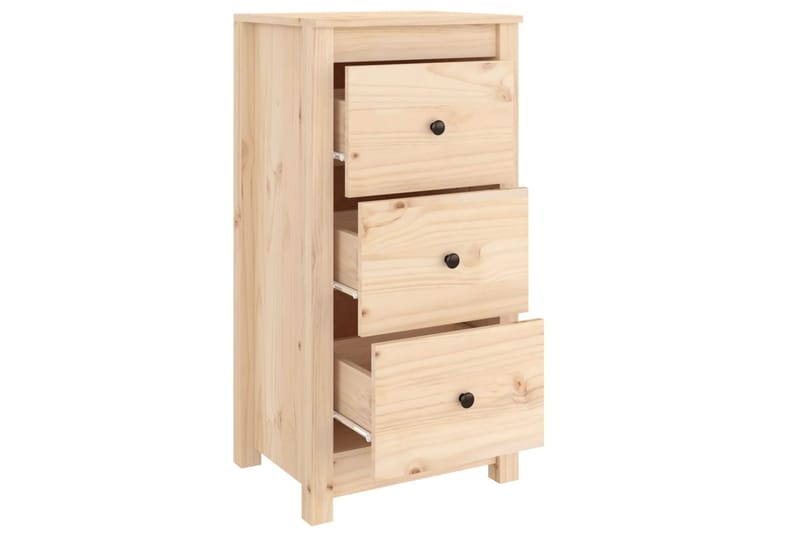 beBasic Senkki 40x35x80 cm täysi mänty - Ruskea - Huonekalut - Pöytä & ruokailuryhmä - Apupöytä & sivupöytä - Lamppupöytä
