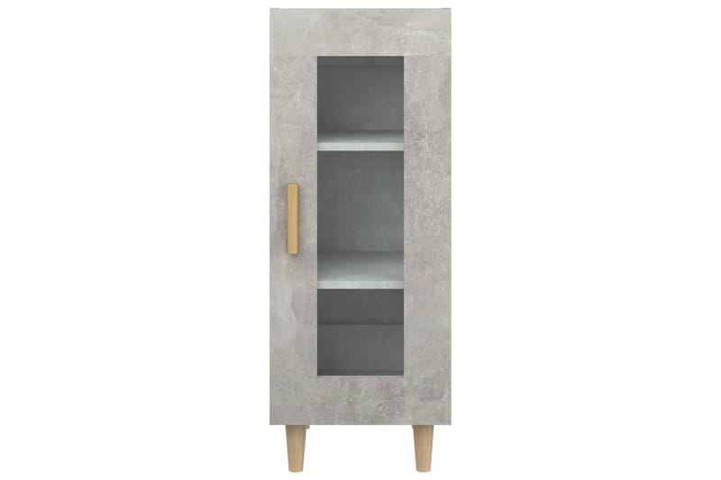 beBasic Senkki betoninharmaa 34,5x34x90 cm tekninen puu - Harmaa - Huonekalut - Pöytä & ruokailuryhmä - Apupöytä & sivupöytä - Lamppupöytä