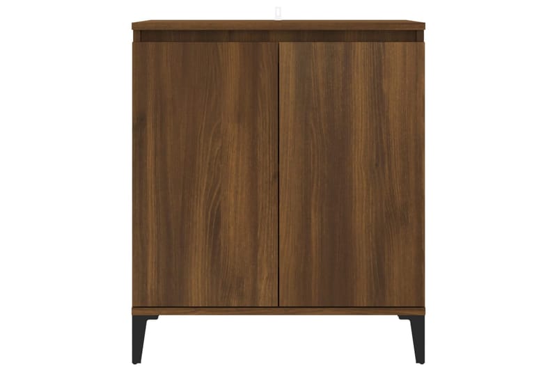 beBasic Senkki ruskea tammi 60x35x70 cm tekninen puu - Ruskea - Huonekalut - Pöytä & ruokailuryhmä - Apupöytä & sivupöytä - Lamppupöytä
