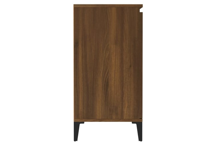 beBasic Senkki ruskea tammi 60x35x70 cm tekninen puu - Ruskea - Lamppupöytä - Tarjotinpöytä & pikkupöytä