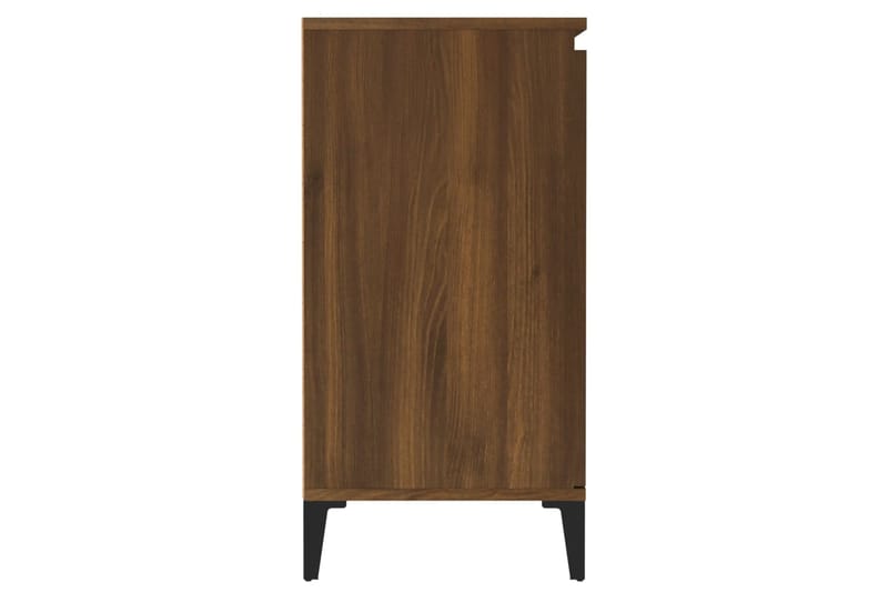 beBasic Senkki ruskea tammi 60x35x70 cm tekninen puu - Ruskea - Huonekalut - Pöytä & ruokailuryhmä - Apupöytä & sivupöytä - Lamppupöytä