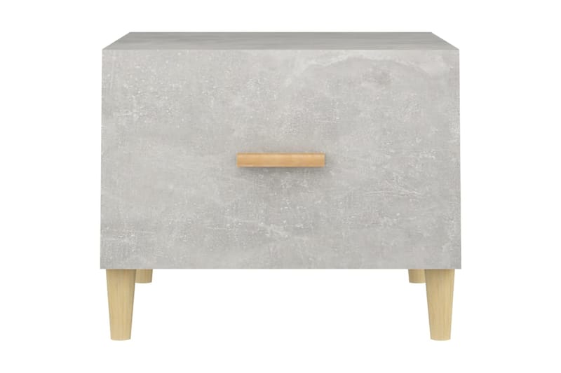 beBasic Sohvapöydät 2 kpl betoninharmaa 50x50x40 cm tekninen puu - Harmaa - Huonekalut - Pöytä & ruokailuryhmä - Apupöytä & sivupöytä - Lamppupöytä