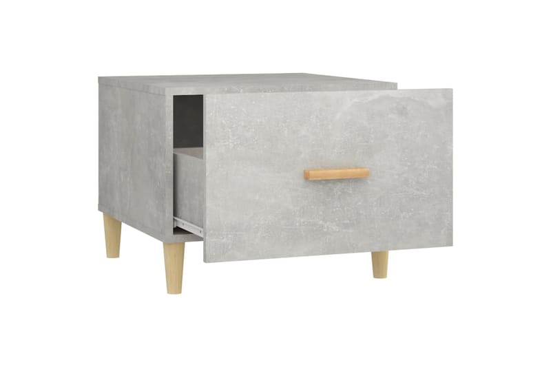 beBasic Sohvapöydät 2 kpl betoninharmaa 50x50x40 cm tekninen puu - Harmaa - Huonekalut - Pöytä & ruokailuryhmä - Apupöytä & sivupöytä - Lamppupöytä