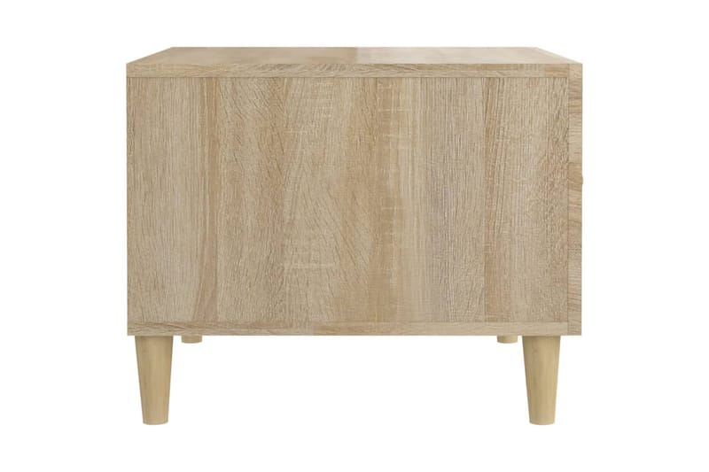 beBasic Sohvapöydät 2 kpl Sonoma-tammi 50x50x40 cm tekninen puu - Ruskea - Huonekalut - Pöytä & ruokailuryhmä - Apupöytä & sivupöytä - Lamppupöytä