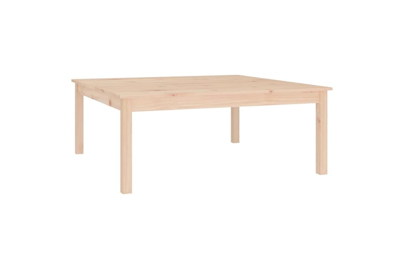 beBasic Sohvapöytä 100x100x40 cm täysi mänty - Ruskea - Huonekalut - Pöytä & ruokailuryhmä - Apupöytä & sivupöytä - Lamppupöytä