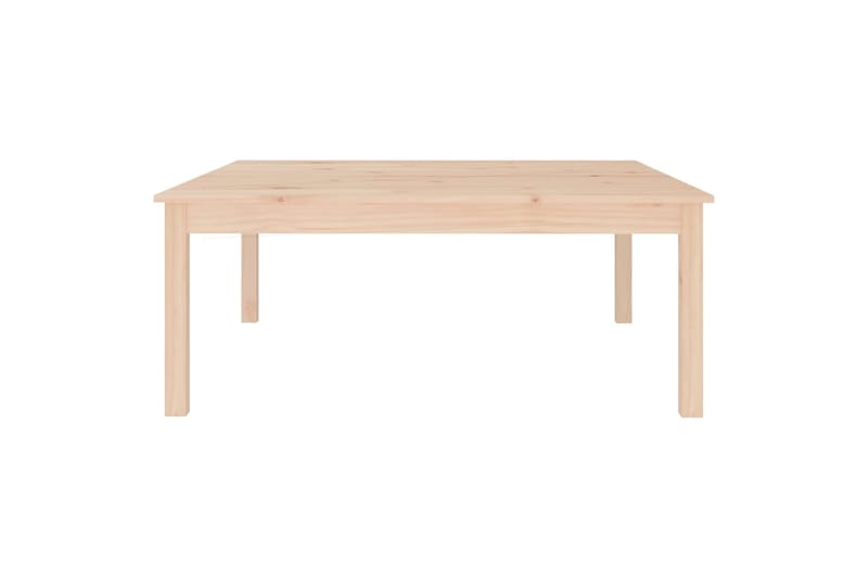 beBasic Sohvapöytä 100x100x40 cm täysi mänty - Ruskea - Huonekalut - Pöytä & ruokailuryhmä - Apupöytä & sivupöytä - Lamppupöytä