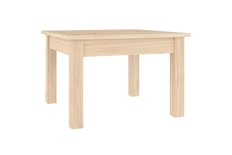 beBasic Sohvapöytä 45x45x30 cm täysi mänty - Ruskea - Huonekalut - Pöytä & ruokailuryhmä - Apupöytä & sivupöytä - Lamppupöytä
