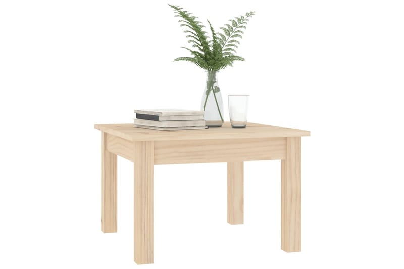 beBasic Sohvapöytä 45x45x30 cm täysi mänty - Ruskea - Huonekalut - Pöytä & ruokailuryhmä - Apupöytä & sivupöytä - Lamppupöytä