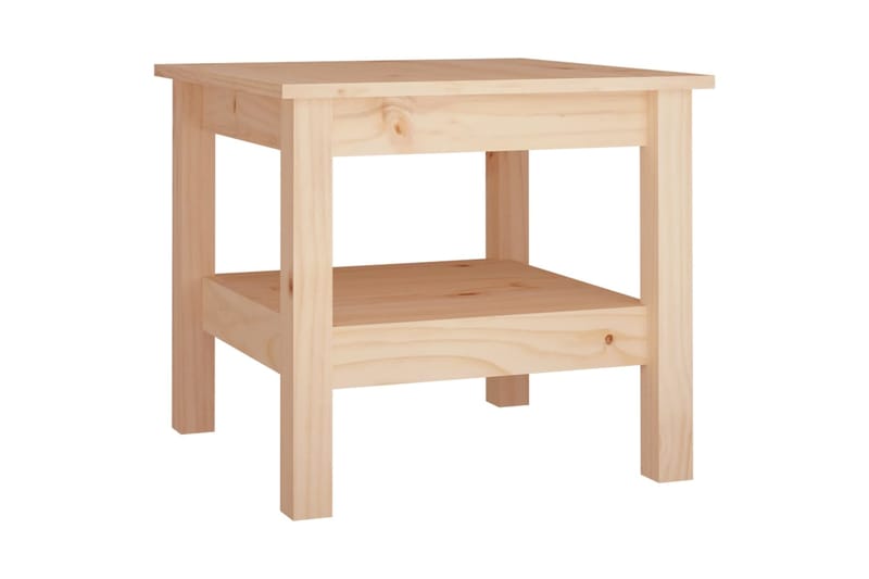 beBasic Sohvapöytä 45x45x40 cm täysi mänty - Ruskea - Huonekalut - Pöytä & ruokailuryhmä - Apupöytä & sivupöytä - Lamppupöytä