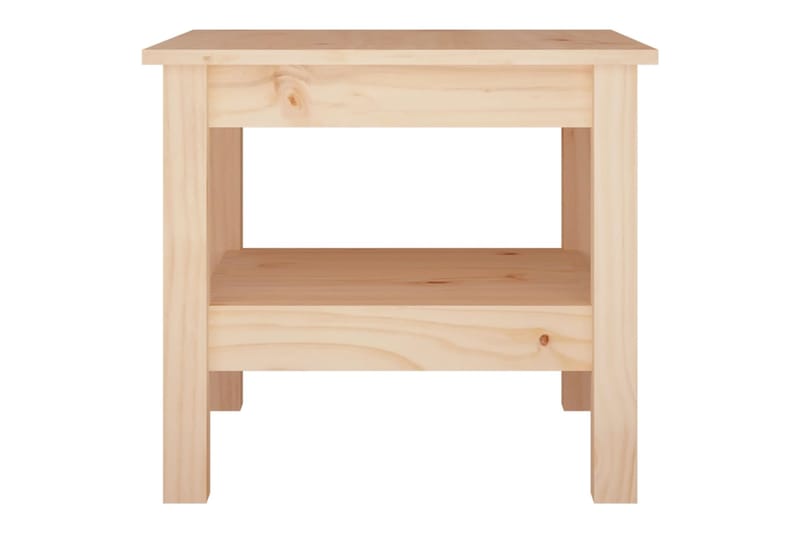 beBasic Sohvapöytä 45x45x40 cm täysi mänty - Ruskea - Huonekalut - Pöytä & ruokailuryhmä - Apupöytä & sivupöytä - Lamppupöytä
