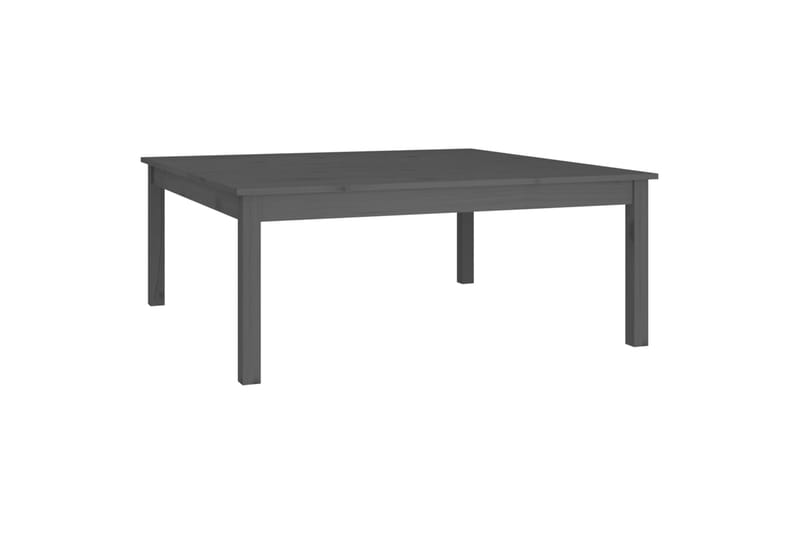 beBasic Sohvapöytä harmaa 100x100x40 cm täysi mänty - Harmaa - Huonekalut - Pöytä & ruokailuryhmä - Apupöytä & sivupöytä - Lamppupöytä