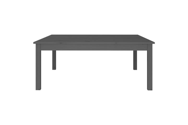beBasic Sohvapöytä harmaa 100x100x40 cm täysi mänty - Harmaa - Lamppupöytä - Tarjotinpöytä & pikkupöytä
