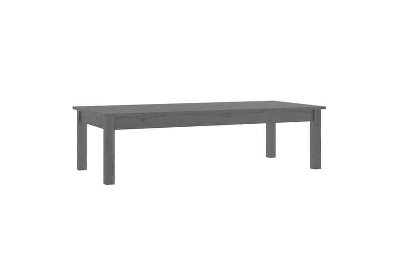 beBasic Sohvapöytä harmaa 110x50x30 cm täysi mänty - Harmaa - Huonekalut - Pöytä & ruokailuryhmä - Apupöytä & sivupöytä - Lamppupöytä