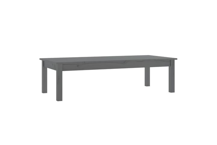 beBasic Sohvapöytä harmaa 110x50x30 cm täysi mänty - Harmaa - Lamppupöytä - Tarjotinpöytä & pikkupöytä