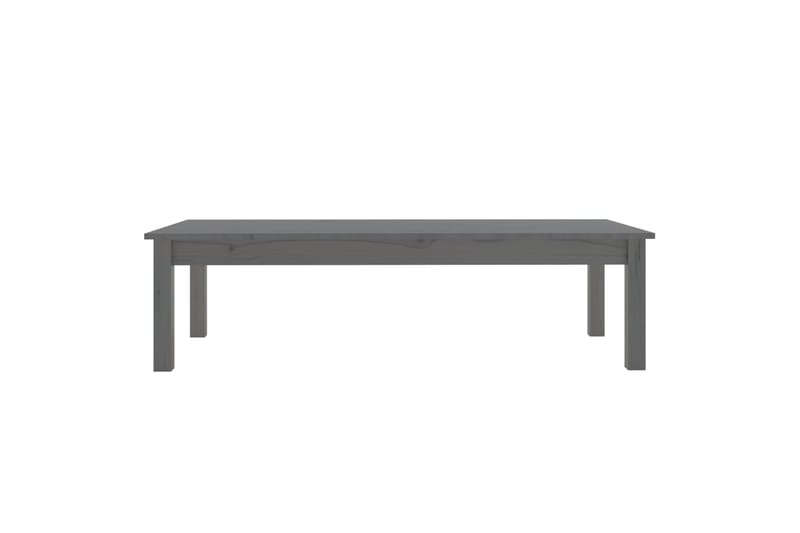 beBasic Sohvapöytä harmaa 110x50x30 cm täysi mänty - Harmaa - Huonekalut - Pöytä & ruokailuryhmä - Apupöytä & sivupöytä - Lamppupöytä