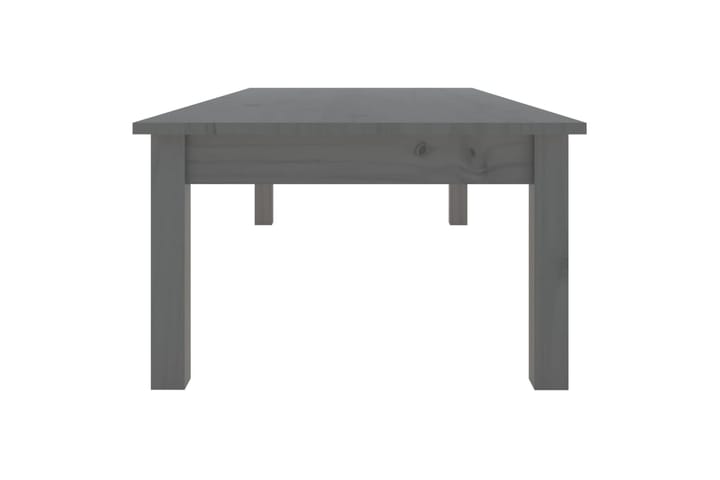 beBasic Sohvapöytä harmaa 110x50x30 cm täysi mänty - Harmaa - Lamppupöytä - Tarjotinpöytä & pikkupöytä