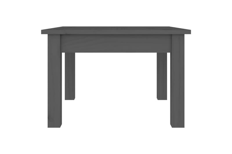 beBasic Sohvapöytä harmaa 45x45x30 cm täysi mänty - Harmaa - Huonekalut - Pöytä & ruokailuryhmä - Apupöytä & sivupöytä - Lamppupöytä