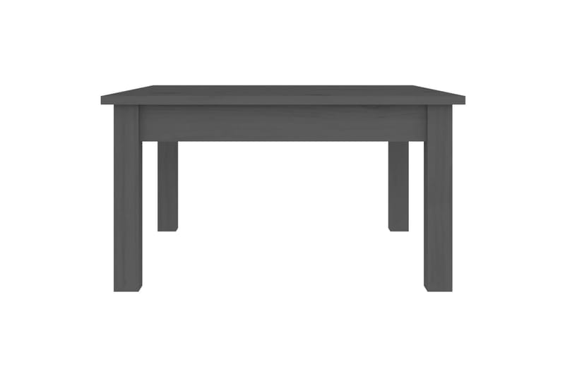 beBasic Sohvapöytä harmaa 55x55x30 cm täysi mänty - Harmaa - Huonekalut - Pöytä & ruokailuryhmä - Apupöytä & sivupöytä - Lamppupöytä