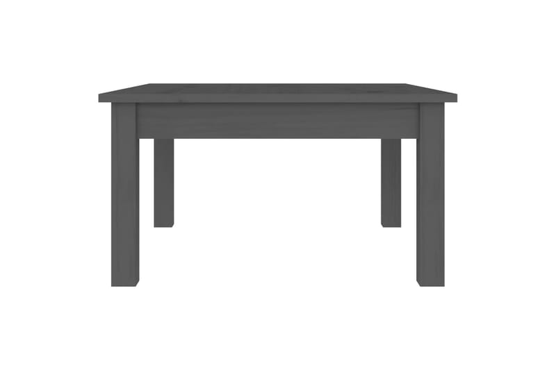 beBasic Sohvapöytä harmaa 55x55x30 cm täysi mänty - Harmaa - Huonekalut - Pöytä & ruokailuryhmä - Apupöytä & sivupöytä - Lamppupöytä