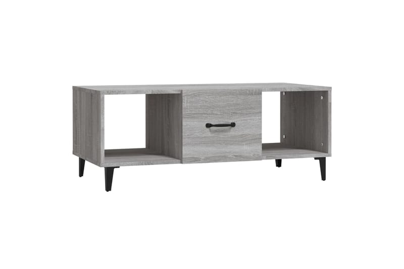 beBasic Sohvapöytä harmaa Sonoma 102x50x40 cm tekninen puu - Harmaa - Huonekalut - Pöytä & ruokailuryhmä - Apupöytä & sivupöytä - Lamppupöytä