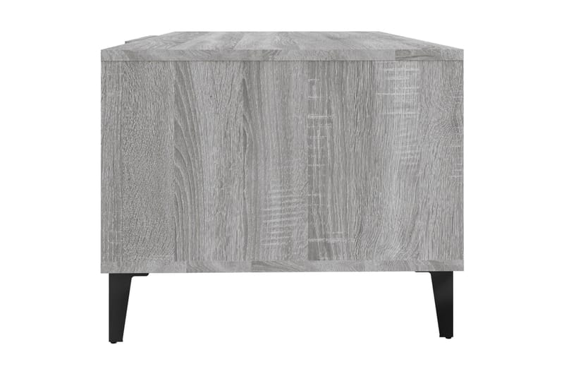 beBasic Sohvapöytä harmaa Sonoma 102x50x40 cm tekninen puu - Harmaa - Huonekalut - Pöytä & ruokailuryhmä - Apupöytä & sivupöytä - Lamppupöytä
