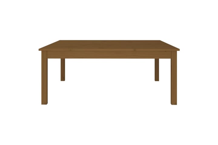 beBasic Sohvapöytä hunajanruskea 100x100x40 cm täysi mänty - Ruskea - Lamppupöytä - Tarjotinpöytä & pikkupöytä