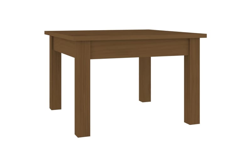 beBasic Sohvapöytä hunajanruskea 45x45x30 cm täysi mänty - Ruskea - Huonekalut - Pöytä & ruokailuryhmä - Apupöytä & sivupöytä - Lamppupöytä