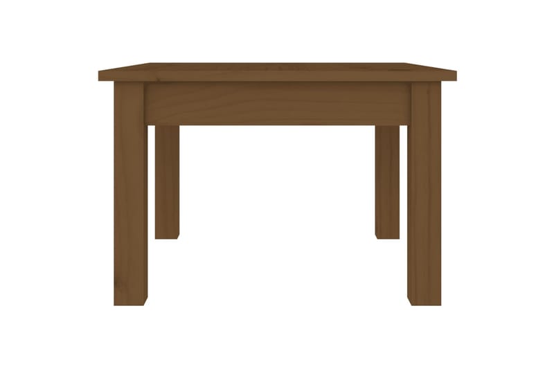 beBasic Sohvapöytä hunajanruskea 45x45x30 cm täysi mänty - Ruskea - Huonekalut - Pöytä & ruokailuryhmä - Apupöytä & sivupöytä - Lamppupöytä