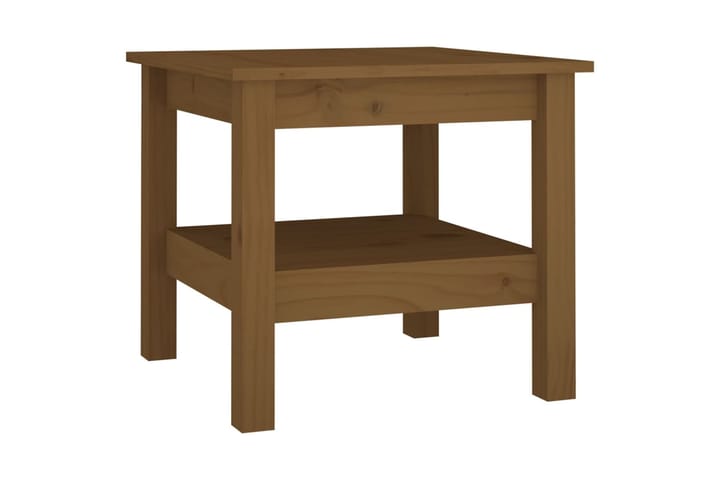 beBasic Sohvapöytä hunajanruskea 45x45x40 cm täysi mänty - Ruskea - Lamppupöytä - Tarjotinpöytä & pikkupöytä