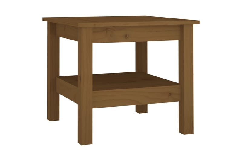 beBasic Sohvapöytä hunajanruskea 45x45x40 cm täysi mänty - Ruskea - Huonekalut - Pöytä & ruokailuryhmä - Apupöytä & sivupöytä - Lamppupöytä