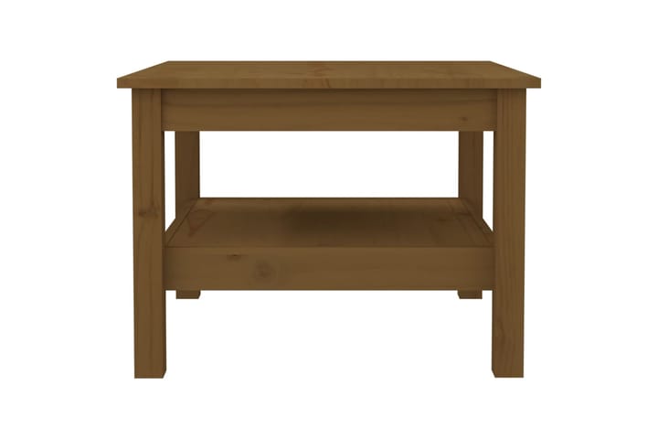 beBasic Sohvapöytä hunajanruskea 55x55x40 cm täysi mänty - Ruskea - Lamppupöytä - Tarjotinpöytä & pikkupöytä