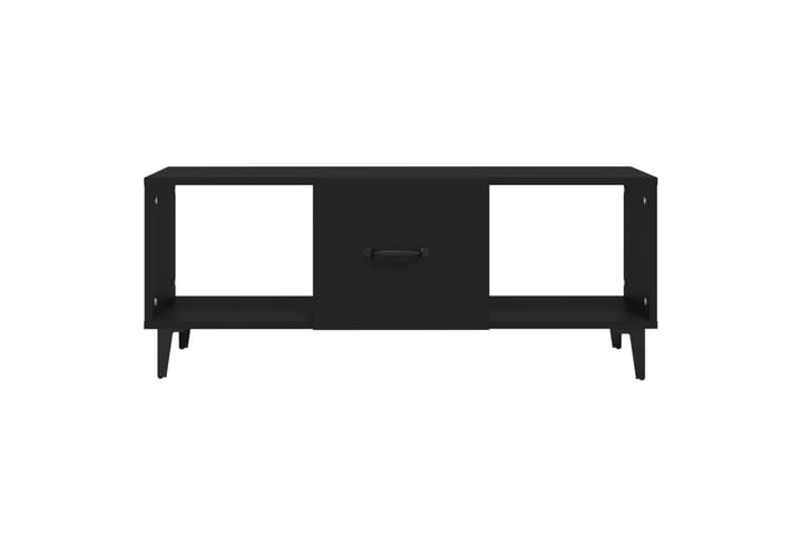beBasic Sohvapöytä musta 102x50x40 cm tekninen puu - Musta - Lamppupöytä - Tarjotinpöytä & pikkupöytä